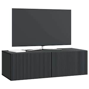 Nástěnná TV skříň Černá 98 x 41 x 30 cm Kompozitní dřevo - obrázek 2