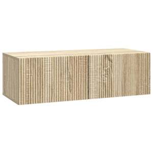 Nástěnná TV skříň Dub sonoma 98 x 41 x 30 cm Kompozitní dřevo - obrázek 2