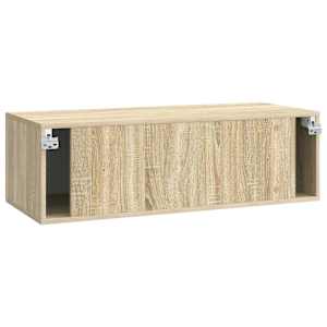 Nástěnná TV skříň Dub sonoma 98 x 41 x 30 cm Kompozitní dřevo - obrázek 8