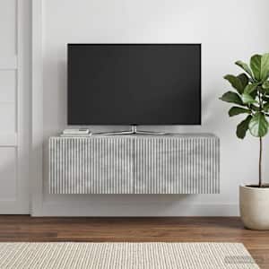 Nástěnná TV skříň Nástěnný Betonově šedá 98 x 41 x 30 cm - obrázek 1