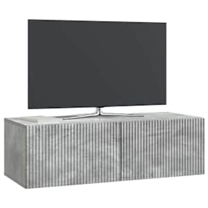 Nástěnná TV skříň Nástěnný Betonově šedá 98 x 41 x 30 cm - obrázek 3