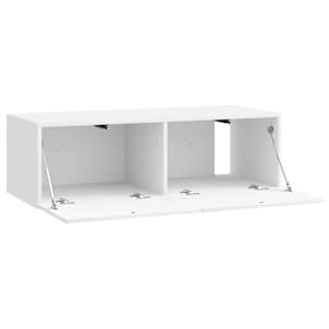 Nástěnná TV skříň Bílá s vysokým leskem 98 x 41 x 30 cm - obrázek 5