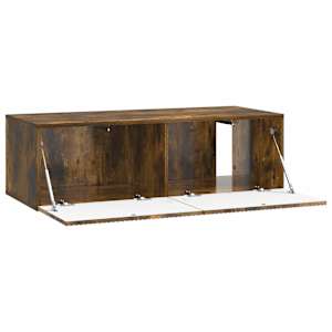 Nástěnná TV skříň Kouřový dub 98 x 41 x 30 cm Kompozitní dřevo - obrázek 5