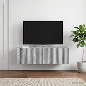 Nástěnná TV skříň Šedá sonoma 98 x 41 x 30 cm Kompozitní dřevo - obrázek 1