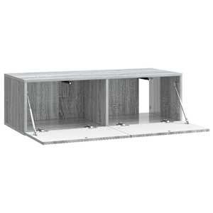 Nástěnná TV skříň Šedá sonoma 98 x 41 x 30 cm Kompozitní dřevo - obrázek 5