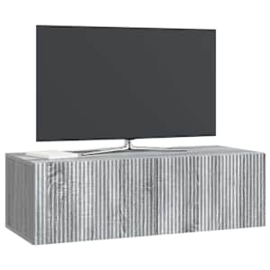 Nástěnná TV skříň Šedá sonoma 98 x 41 x 30 cm Kompozitní dřevo - obrázek 3