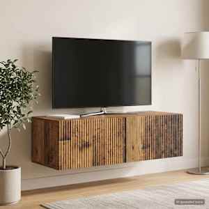 Nástěnná TV skříň Staré dřevo 98 x 41 x 30 cm Kompozitní dřevo - obrázek 4