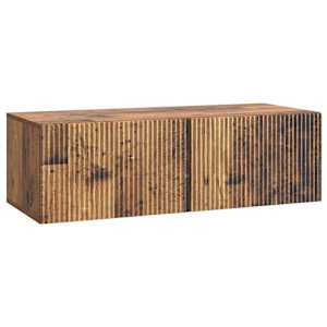 Nástěnná TV skříň Staré dřevo 98 x 41 x 30 cm Kompozitní dřevo - obrázek 2