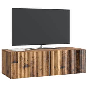 Nástěnná TV skříň Staré dřevo 98 x 41 x 30 cm Kompozitní dřevo - obrázek 3