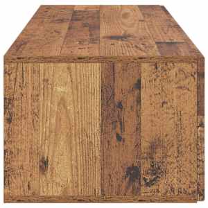 Nástěnná TV skříň Staré dřevo 98 x 41 x 30 cm Kompozitní dřevo - obrázek 7