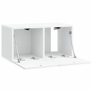 Nástěnná TV skříň Bílá 59,5 x 31 x 30 cm Kompozitní dřevo - obrázek 5