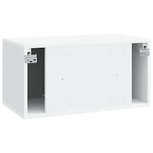 Nástěnná TV skříň Bílá 59,5 x 31 x 30 cm Kompozitní dřevo - obrázek 8