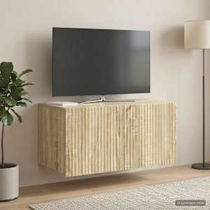 Nástěnná TV skříň Dub sonoma 59,5 x 31 x 30 cm Kompozitní dřevo - obrázek 1