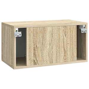 Nástěnná TV skříň Dub sonoma 59,5 x 31 x 30 cm Kompozitní dřevo - obrázek 8
