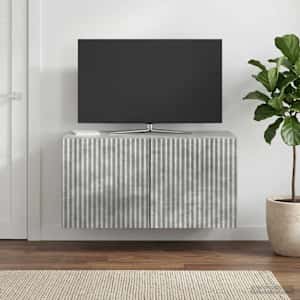 Nástěnná TV skříň Nástěnný Betonově šedá 59,5 x 31 x 30 cm - obrázek 1