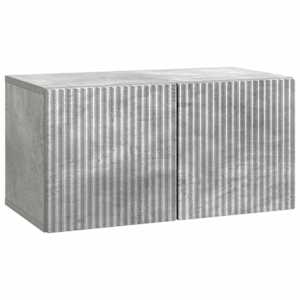 Nástěnná TV skříň Nástěnný Betonově šedá 59,5 x 31 x 30 cm - obrázek 2