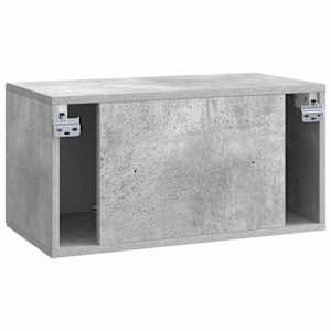 Nástěnná TV skříň Nástěnný Betonově šedá 59,5 x 31 x 30 cm - obrázek 8