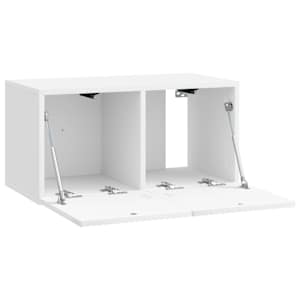 Nástěnná TV skříň Bílá s vysokým leskem 59,5 x 31 x 30 cm - obrázek 5