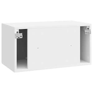 Nástěnná TV skříň Bílá s vysokým leskem 59,5 x 31 x 30 cm - obrázek 8