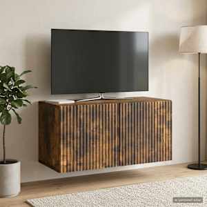 Nástěnná TV skříň Nástěnný Kouřový dub 59,5 x 31 x 30 cm - obrázek 1