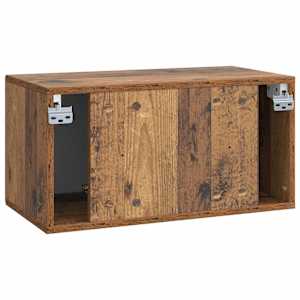 Nástěnná TV skříň Nástěnný Staré dřevo 59,5 x 31 x 30 cm - obrázek 8