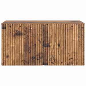 Nástěnná TV skříň Nástěnný Staré dřevo 59,5 x 31 x 30 cm - obrázek 6