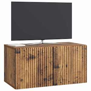 Nástěnná TV skříň Nástěnný Staré dřevo 59,5 x 31 x 30 cm - obrázek 3