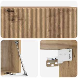 Nástěnná TV skříň 59,5 x 31 x 30 cm Dub artisan - obrázek 9