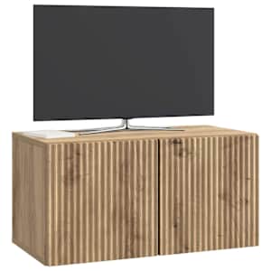 Nástěnná TV skříň 59,5 x 31 x 30 cm Dub artisan - obrázek 3