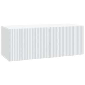 Nástěnná TV skříň Bílá 78,5 x 31 x 30 cm Kompozitní dřevo - obrázek 1