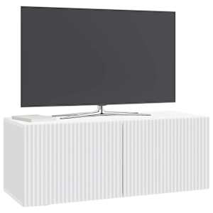 Nástěnná TV skříň Bílá 78,5 x 31 x 30 cm Kompozitní dřevo - obrázek 2