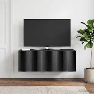 Nástěnná TV skříň Černá 78,5 x 31 x 30 cm Kompozitní dřevo - obrázek 1