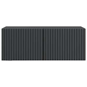 Nástěnná TV skříň Černá 78,5 x 31 x 30 cm Kompozitní dřevo - obrázek 6
