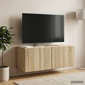 Nástěnná TV skříň Dub sonoma 78,5 x 31 x 30 cm Kompozitní dřevo - obrázek 4