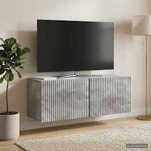 Nástěnná TV skříň Nástěnný Betonově šedá 78,5 x 31 x 30 cm - obrázek 1