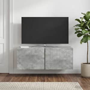 Nástěnná TV skříň Nástěnný Betonově šedá 78,5 x 31 x 30 cm - obrázek 4