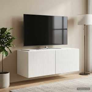 Nástěnná TV skříň Bílá s vysokým leskem 78,5 x 31 x 30 cm - obrázek 4