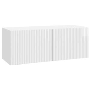 Nástěnná TV skříň Bílá s vysokým leskem 78,5 x 31 x 30 cm - obrázek 2