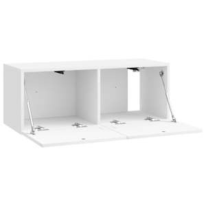Nástěnná TV skříň Bílá s vysokým leskem 78,5 x 31 x 30 cm - obrázek 5
