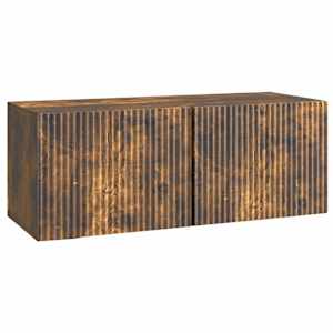 Nástěnná TV skříň Nástěnný Kouřový dub 78,5 x 31 x 30 cm - obrázek 2