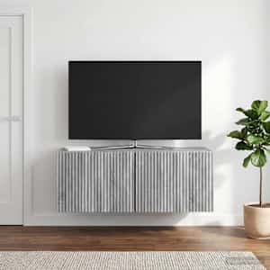 Nástěnná TV skříň Nástěnný Šedá sonoma 78,5 x 31 x 30 cm - obrázek 1
