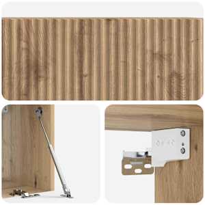 Nástěnná TV skříň 78,5 x 31 x 30 cm Dub artisan - obrázek 9