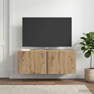 Nástěnná TV skříň 78,5 x 31 x 30 cm Dub artisan - obrázek 4