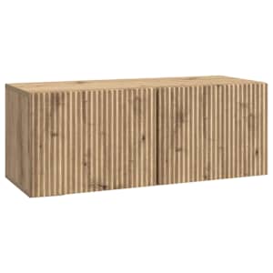 Nástěnná TV skříň 78,5 x 31 x 30 cm Dub artisan - obrázek 2