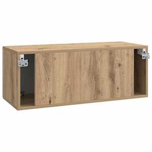 Nástěnná TV skříň 78,5 x 31 x 30 cm Dub artisan - obrázek 8