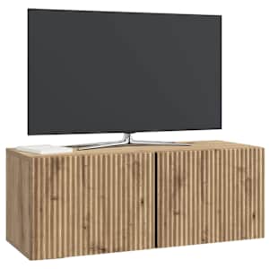 Nástěnná TV skříň 78,5 x 31 x 30 cm Dub artisan - obrázek 3