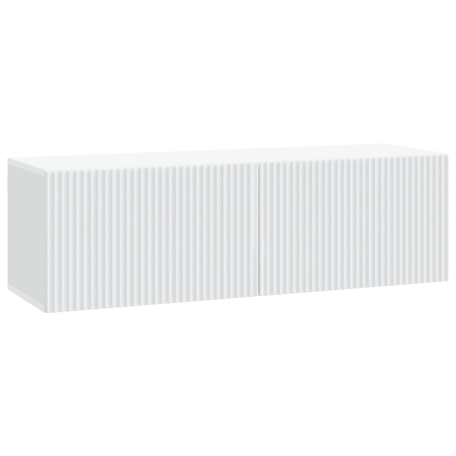 vidaXL Oglindă TV montată pe perete Alb 98 x 31 x 30 cm Lemn prelucrat