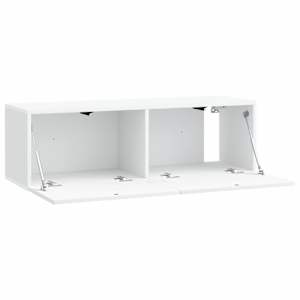 Nástěnná TV skříň Bílá 98 x 31 x 30 cm Kompozitní dřevo - obrázek 3