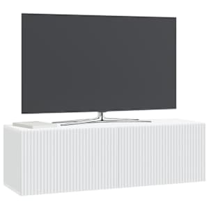 Nástěnná TV skříň Bílá 98 x 31 x 30 cm Kompozitní dřevo - obrázek 2