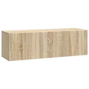 Nástěnná TV skříň Dub sonoma 98 x 31 x 30 cm Kompozitní dřevo - obrázek 2